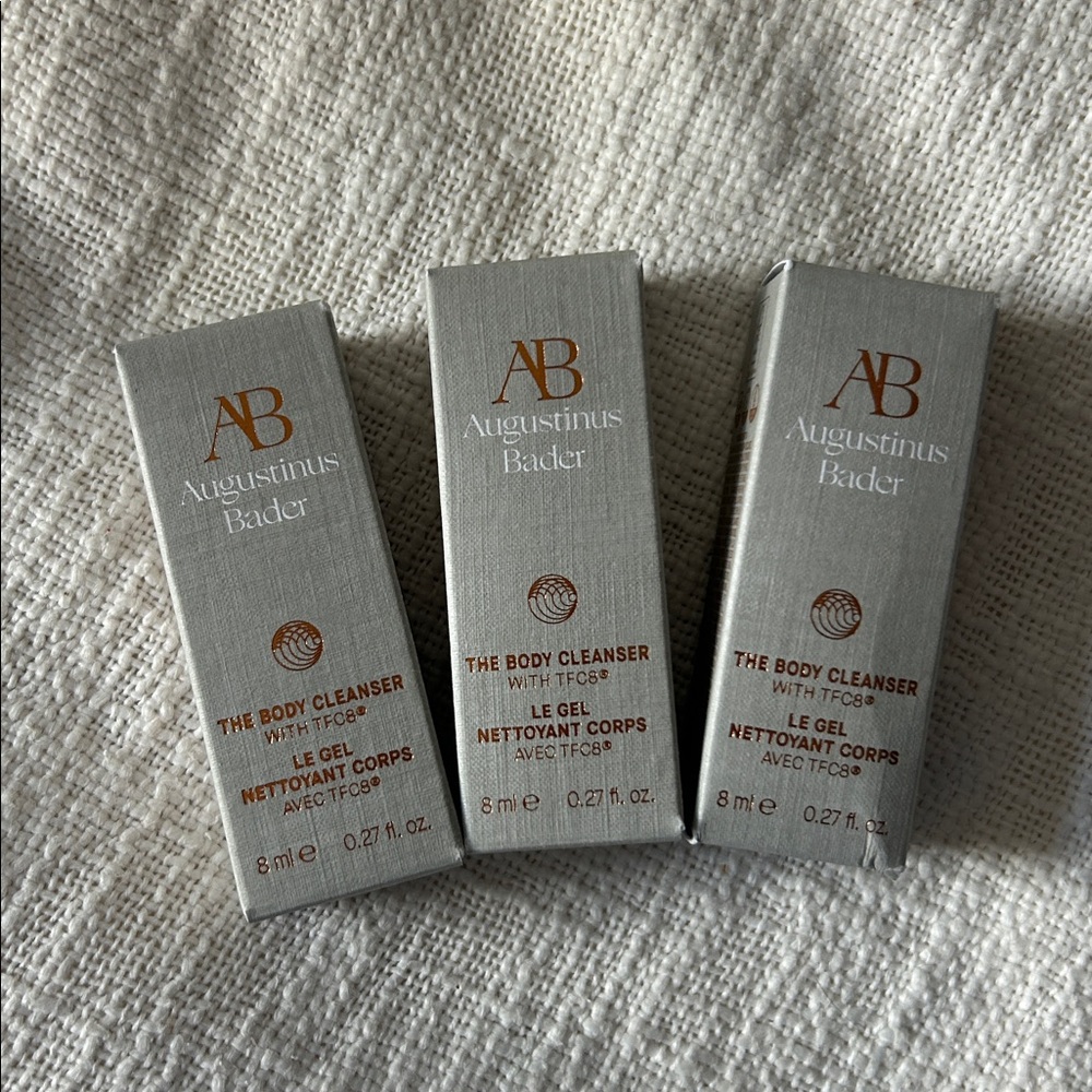 Set of 3 New Augustinus Bader The Body Cream Samples .2oz each